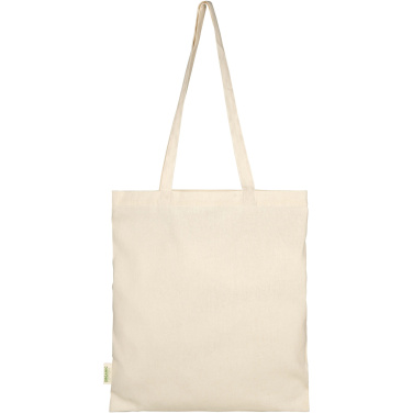Logo trade promotional merchandise photo of: Odisha 100 g/m² OCS organic tote bag 7L