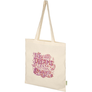 Logo trade corporate gift photo of: Odisha 100 g/m² OCS organic tote bag 7L