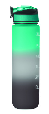 Logo trade promotional giveaway photo of: Sports water bottle RPET 1L