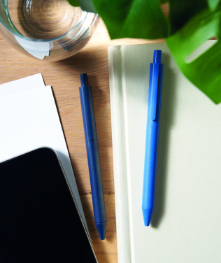 Logo trade promotional merchandise photo of: Wheat Straw/ABS push type pen