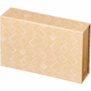 Logo trade firmakingi pilt: Tulevane 6000 mAh bambusest/kangast juhtmevaba akupank