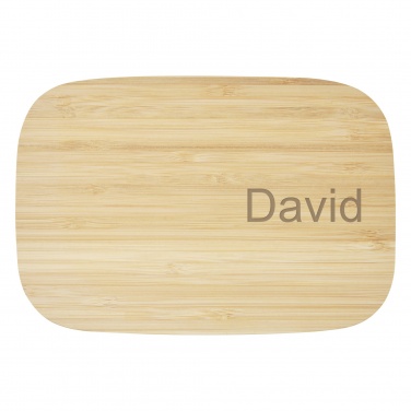 Logo trade ärikingituse pilt: Tite roostevabast terasest lõunakarp bambusest kaanega