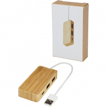 Logotrade firmakingid pilt: Tapase bambusest USB-jaotur