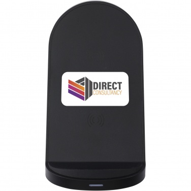 Logo trade reklaamkingituse pilt: Loop 15W kahe mähisega RCS taaskasutatud plastist juhtmevaba laadimisalus