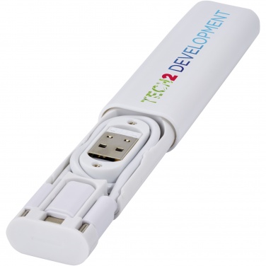 Logo trade reklaamkingi pilt: Whiz taaskasutatud plastikust modulaarne laadimiskaabel 