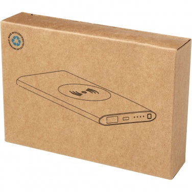 Logo trade reklaamkingid foto: Juice 4000 mAh Type-C taaskasutatud alumiiniumist juhtmevaba toitepank 