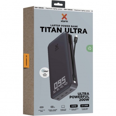 Logo trade firmakingituse pilt: Xtorm XB403 Titan Ultra 27 000 mAh 200 W sülearvuti toitepank