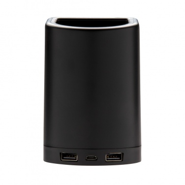 Logotrade meene foto: Light up logo 5W juhtmevaba laadimispliiatsihoidja