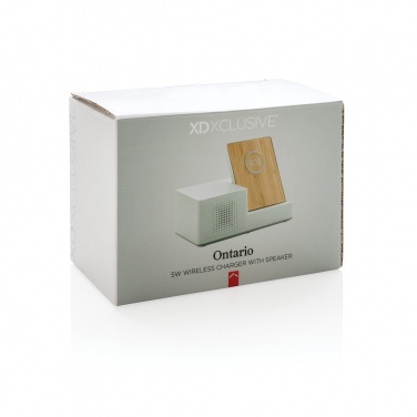 Logo trade firmakingitused foto: Ontario 5W juhtmevaba laadija koos kõlariga