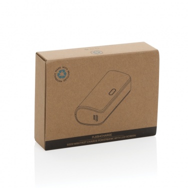 Logo trade ärikingid foto: FlashCharge RCS rplastic 5000 mah kiirlaadimise akupank