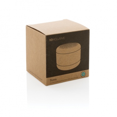 Logo trade reklaamkingid foto: Terra RCS taaskasutatud alumiiniumist 5W juhtmevaba kõlar