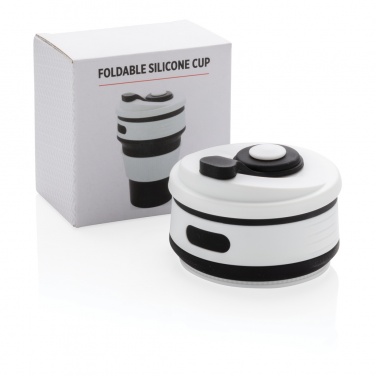 Logo trade ärikingituse pilt: Kokkupandav silikoontass