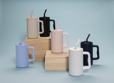 Logo trade reklaamtoote pilt: Cube RCS sertifikaadiga taaskasutatud terasest kruus 800ml