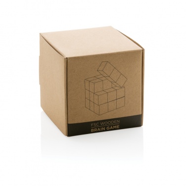 Logotrade reklaamtoote foto: Puidust ajumäng lõuendikotis