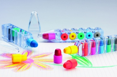 Logo trade reklaamtooted foto: Komplektis 6 vahakriiti