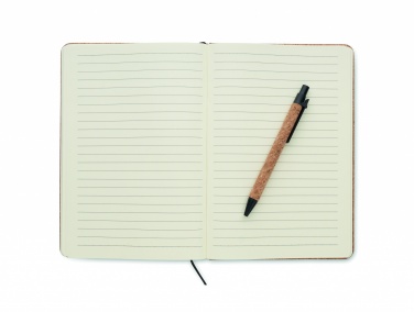 Logo trade reklaamkingitused foto: A5 märkmik-mapp korgist