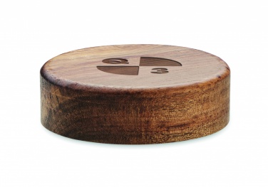 Logotrade reklaamkingitused pilt: Juhtmeta akaatsiapuidust laadija 15W