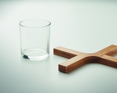 Logotrade reklaamtoote foto: Bambusest kokkupandav pottide alus