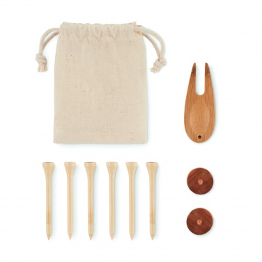 Logo trade firmakingi pilt: Golfitarvikute komplekt kotis