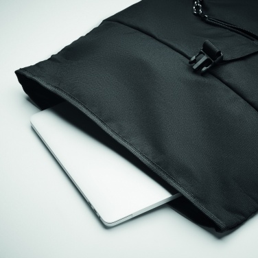 Logo trade firmakingi pilt: 600D RPET rulliga seljakott