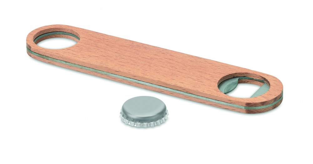 Logotrade firmakingituse foto: Puidust pudeliavaja