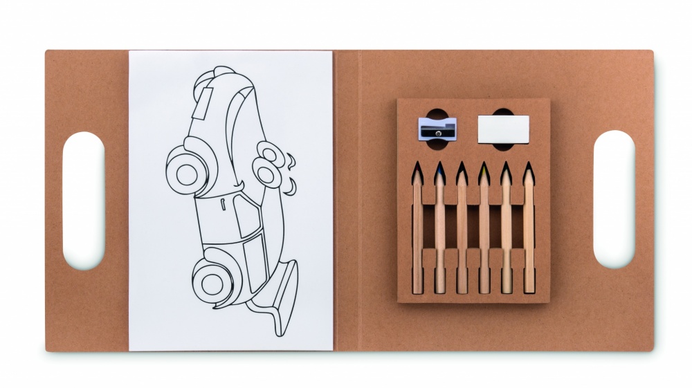 Logotrade reklaamkingid pilt: Värvimiskomplekt 6 pliiatsiga