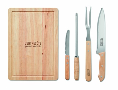 Logo trade reklaamkingi pilt: Komplektis 4 BBQ grillimistarvikut