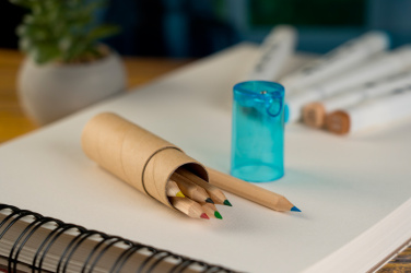 Logotrade firmakingi foto: Puidust värvipliiatsid BECKY