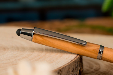 Logo trade ärikingituse pilt: Puutefunktsiooniga puidust pastapliiats ERFURT