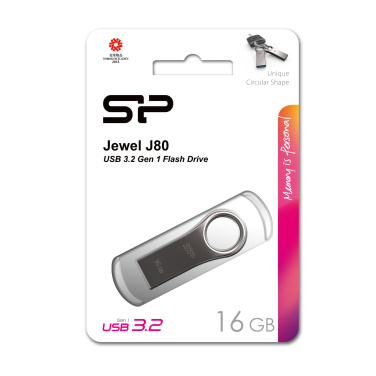 Logotrade reklaamkingitused pilt: Pendrive 3.0 Silicon Power JEWEL J80 TITANIUM 16GB
