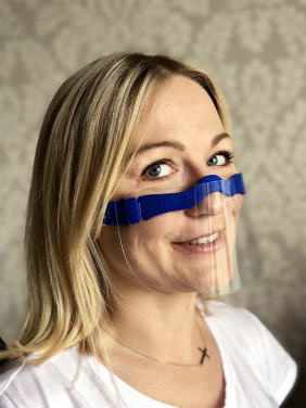 Logotrade reklaamkingitused pilt: HESTIA näokaitse - läbipaistev mask suu ja nina jaoks 1452162