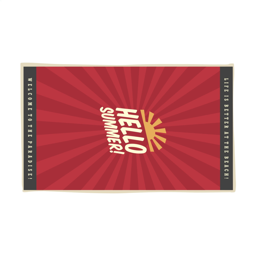 Logo trade meene pilt: Prinditud rannarätik 300 g/m² 100x180