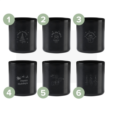 Logotrade ärikingituse foto: Woooshi lõhnaküünal True Wood X-Mas