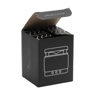 Logo trade firmakingituse pilt: Bamboo Block kõlar koos juhtmevaba laadijaga