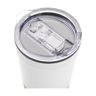 Logotrade ärikingid pilt: Kobe Bamboo RCS Recycled Steel 350 ml kohvitass