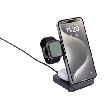 Logotrade reklaamkingituse foto: Urban Vitamin Arcadia RCS plastikust 15W 3in1 magnetiline laadija