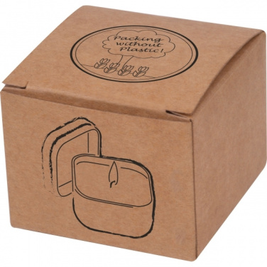 Logotrade meene foto: Küünal plekk-karbis PRAGUE