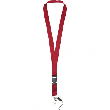 Logotrade liikelahjat mainoslahjat tuotekuva: Sagan-kaulanauha, irrotettava solki, puhelinpidike