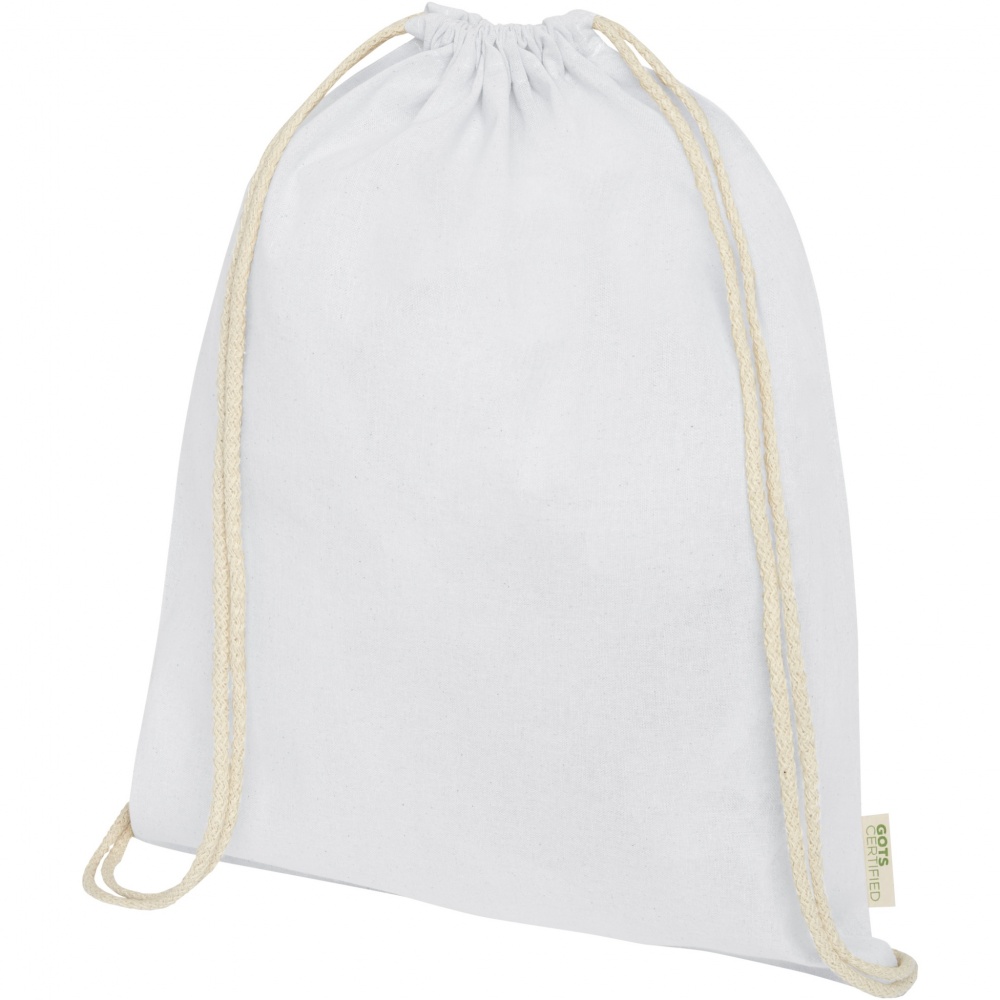 Logotrade liikelahjat kuva: Orissa 100 g/m² organic cotton drawstring bag 5L