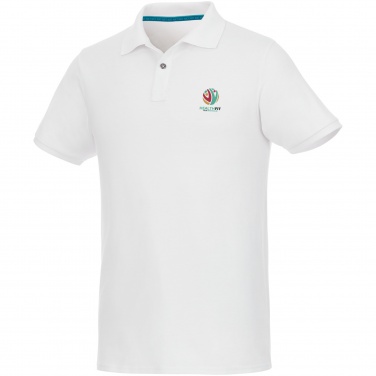 Logotrade mainoslahjat kuva: Beryl short sleeve men's organic recycled polo