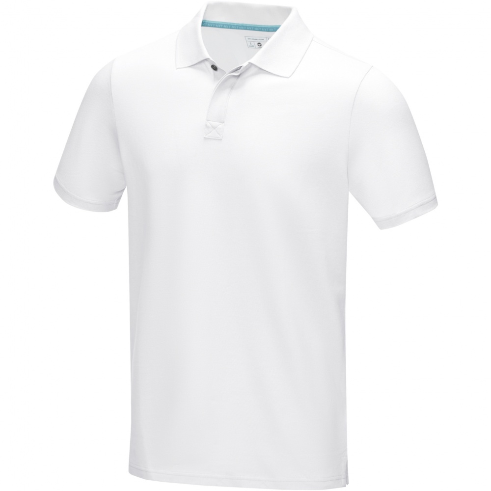 Logotrade liikelahja tuotekuva: Graphite short sleeve men’s organic polo