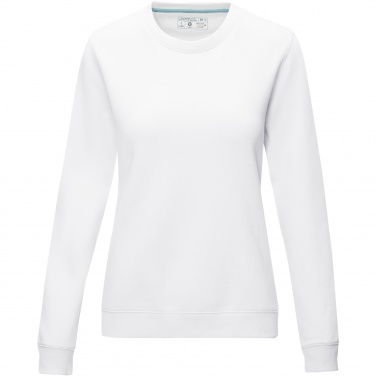 Logo trade liikelahjat tuotekuva: Jasper women’s organic recycled crewneck sweater