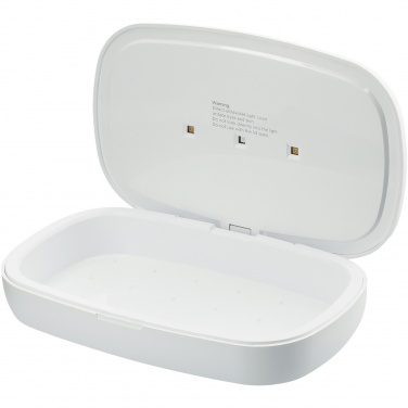 Logo trade mainostuotet tuotekuva: Capsule älypuhelimen UV-puhdistaja 5 W:n langattomalla latausalustalla