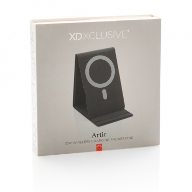 Logo trade mainoslahja ja liikelahja tuotekuva: Artic Magneettinen 10W langaton latausjalusta