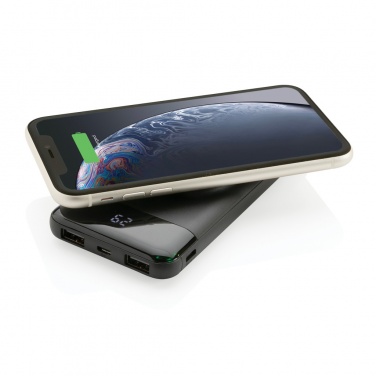 Logotrade liikelahjat mainoslahjat tuotekuva: 10000mAh langaton varavirtalähde kellolaturilla