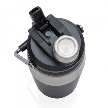 Logotrade liikelahjat mainoslahjat tuotekuva: Tyhiöpullo kaksoistoimintoisella kannella 500ml