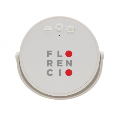 Logotrade mainoslahja tuotekuva: Aurora USB-ladattava pöytävalaisin RCS kierrätysmuovista