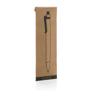 Logotrade mainoslahjat ja liikelahjat tuotekuva: Pynn bambuinen infinitykynä