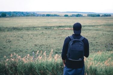 Logo trade liikelahja mainoslahja tuotekuva: Swiss Peak Brooke AWARE™ RPET 15.6" tietokonereppu