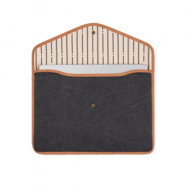 Logo trade mainoslahjat tuotekuva: VINGA Bosler 16" kannettava laukku kierrätetystä canvasta